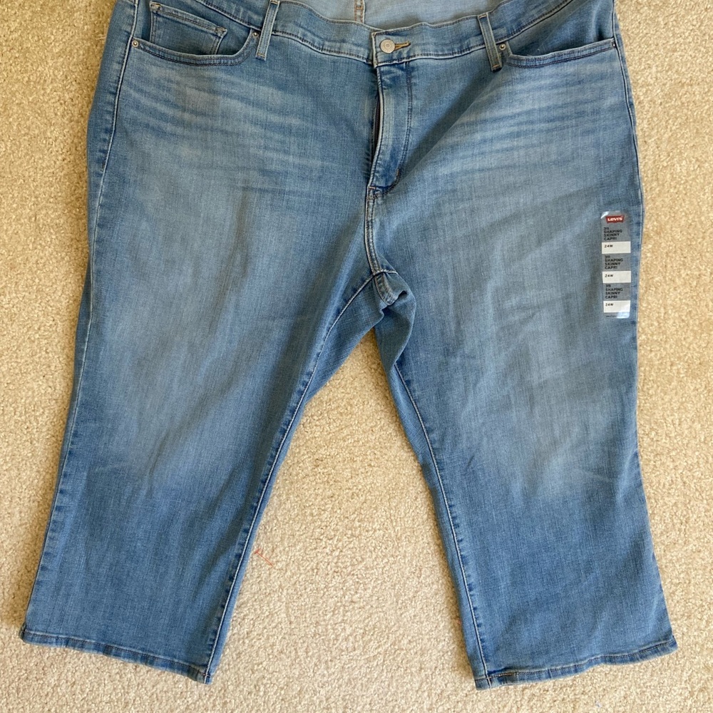 New levis women shorts jeans ，thin short ，plus size 24